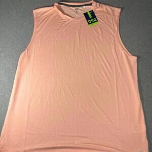 NWT DSG Dicks Sporting Goods 100% Polyester Men's XL Peach Tank Top
